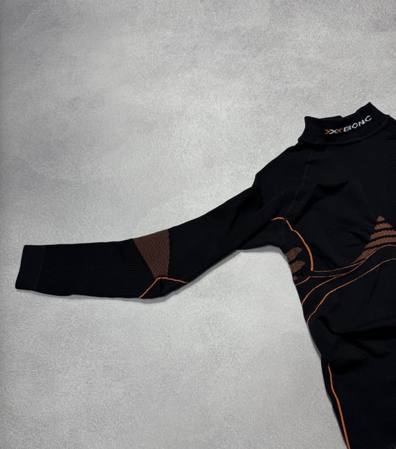 X-bionic Mens Invent Base Layer Energy Black/Oran… - image 6