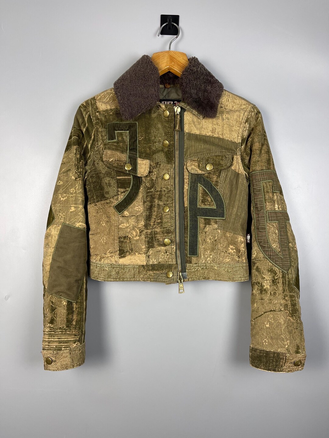 RARE Jean Paul Gaultier JPG Vintage ARCHIVE Corduroy Patchwork
