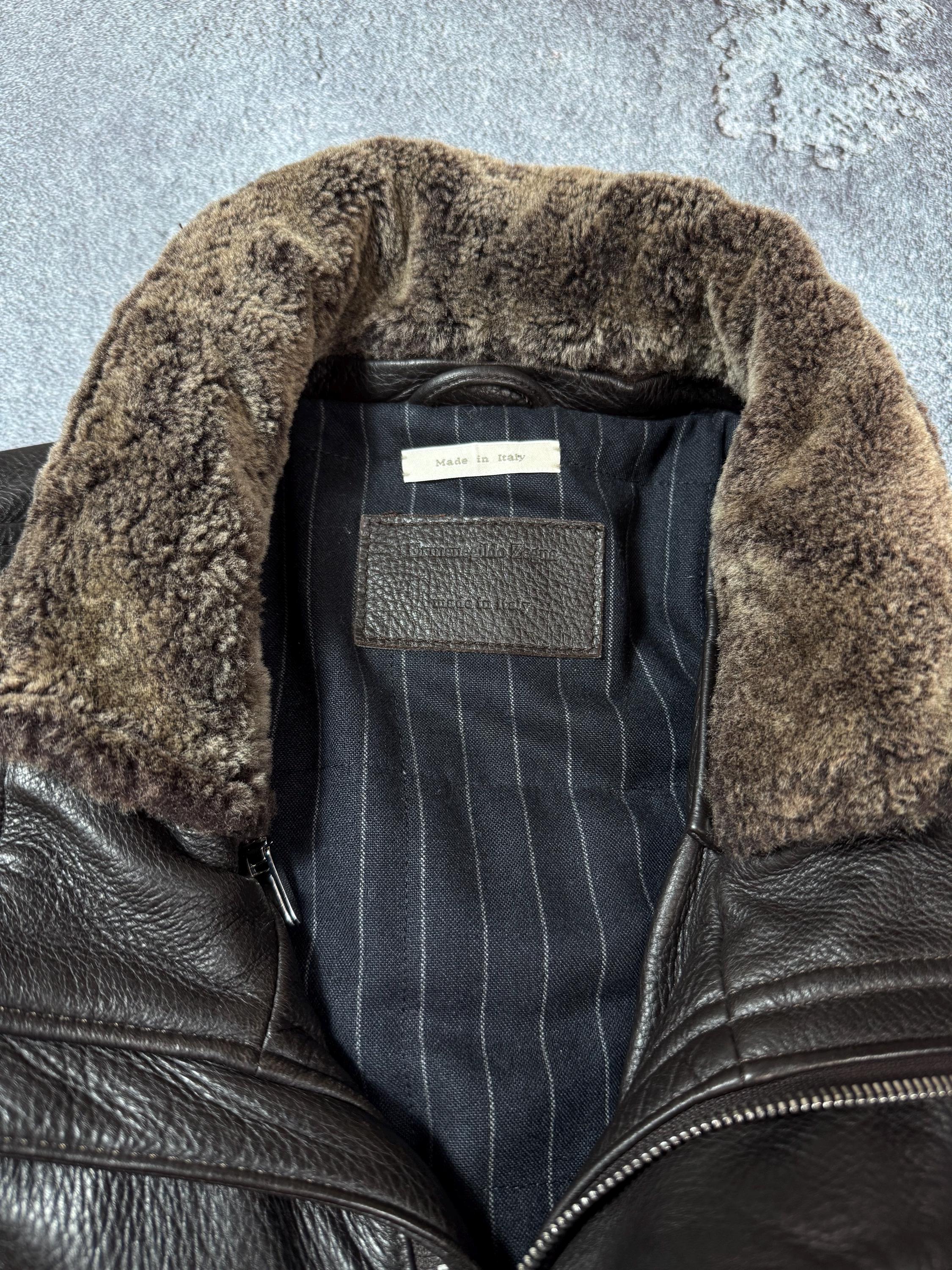 Ermenegildo Zegna ゼニア レザージャケット カーコート ERMENEGILDO ZEGNA エレメンツ レザー ディアスキン カーコート 高級