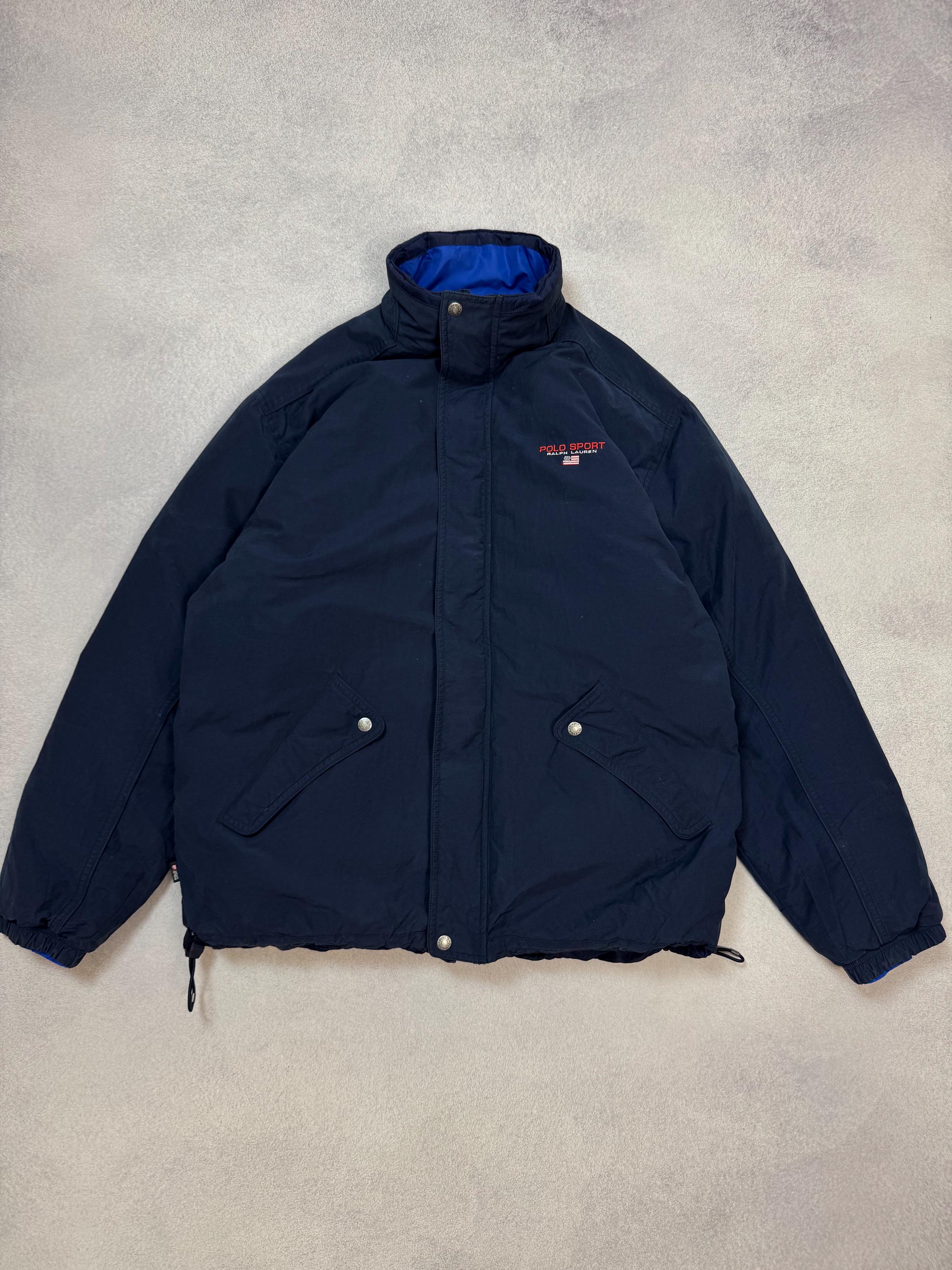 Polo Sport Vintage Ralph Lauren Reversible Down Jacket Mens Size L