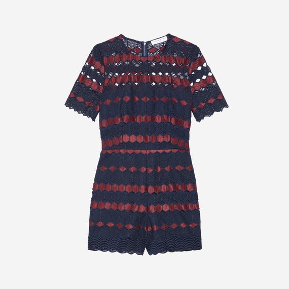 Sandro, Sandro Paris Women's PlaySuit Round Neck Short Sleeved Jumpsuit Size 2