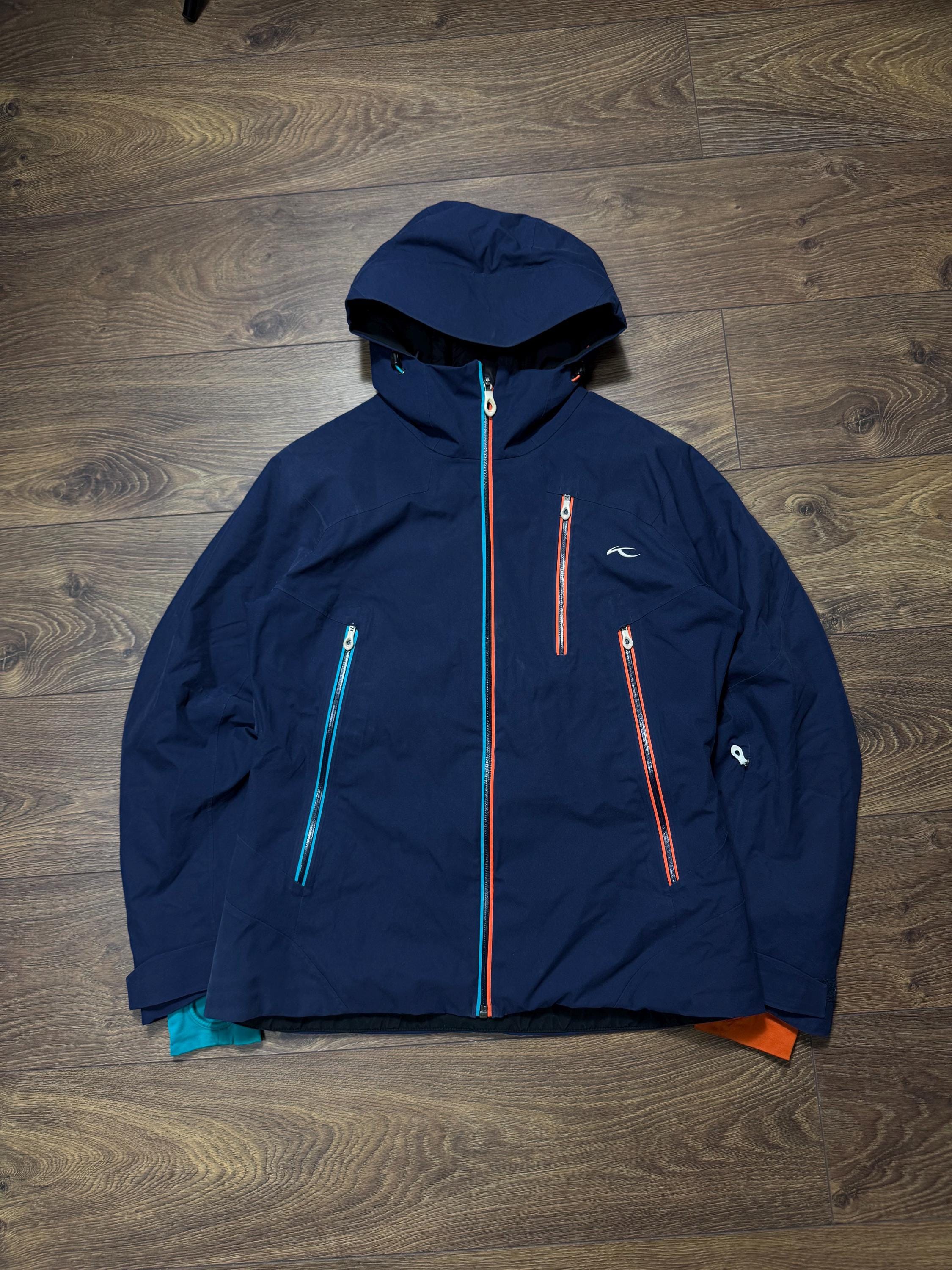 Kjus Ski Primaloft Storm Technology Hooded Down Dermizax Navy Blue 