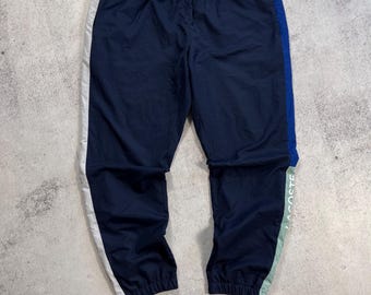 Lacoste Sport Herren Marineblau Nylon Trainingshose Joggerhose Größe 3XL
