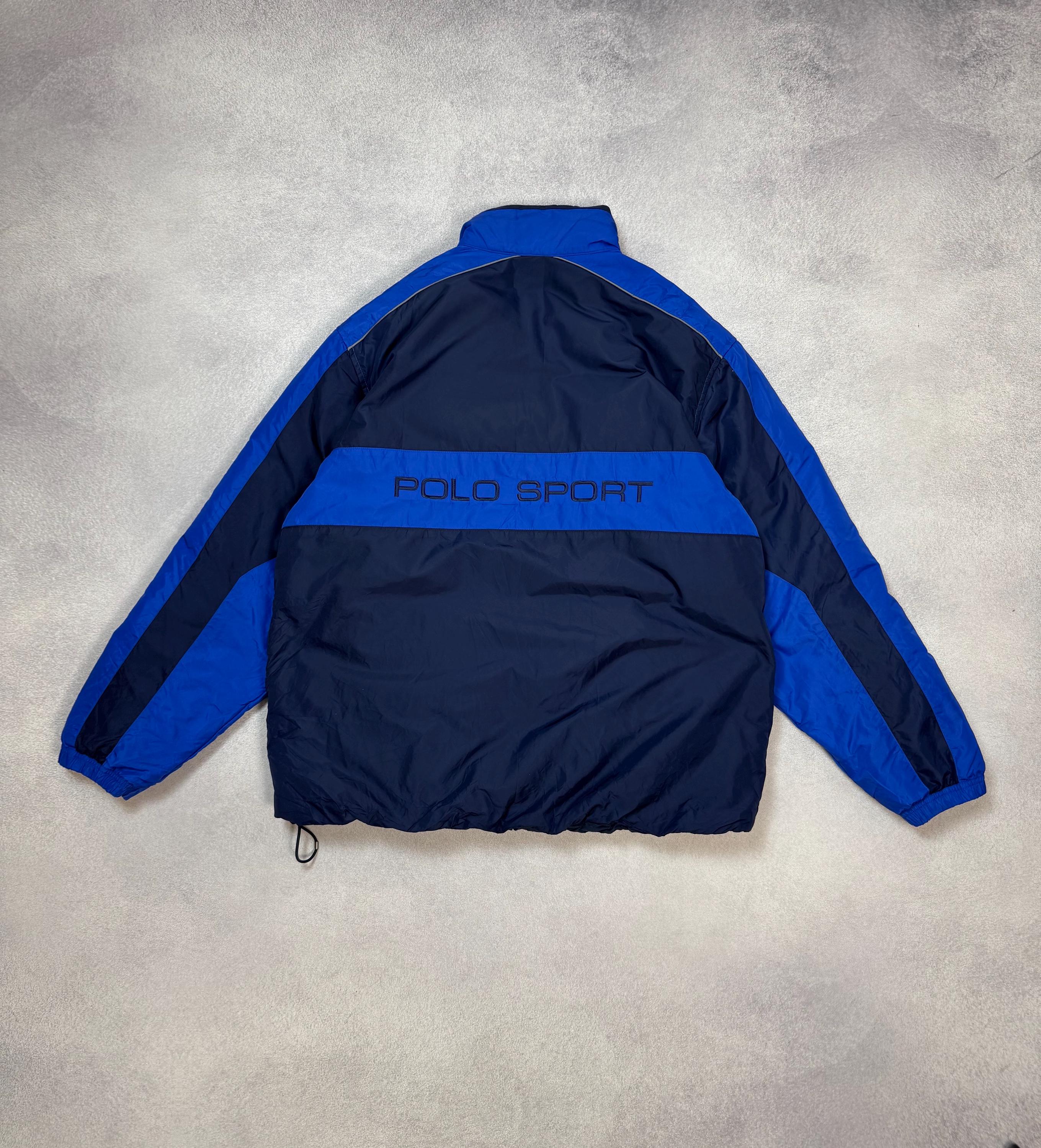 Polo Sport Vintage Ralph Lauren Reversible Down Jacket Mens Size L