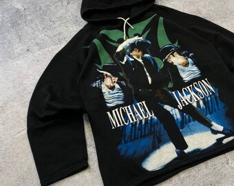 Vintage Michael Jackson 90's Tour Empire Rap/pop Hoodie Big Print