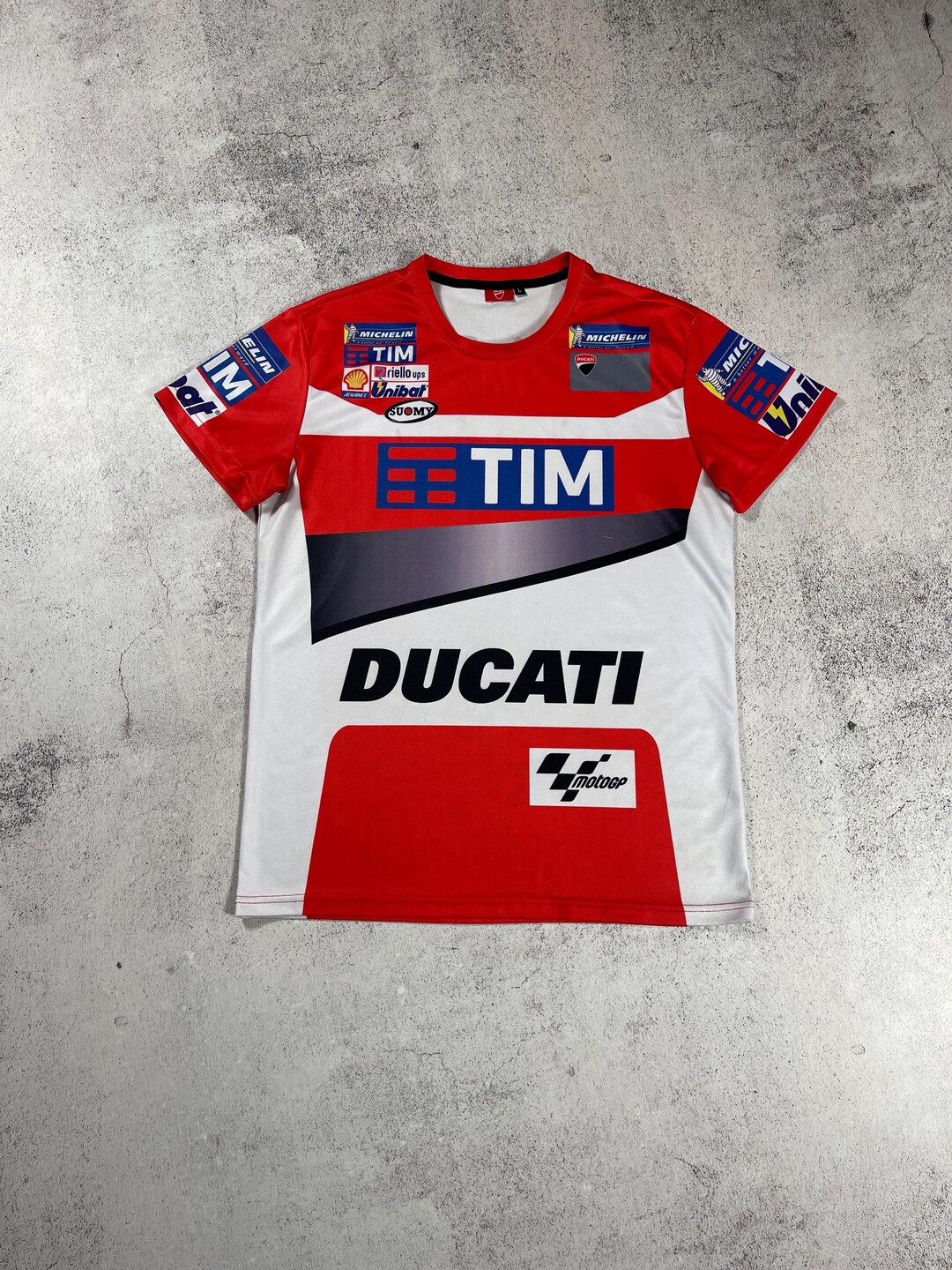 T-shirt Ducati Moto Propriétaires Club - Rallye 12e Année 1992 - Hanes Beefy-T, Blanc, Neuf Sans étiquettes