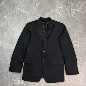Vintage Brioni Bangkok Hand Tailored To Ordered Blazer Jacket Black Size ~50