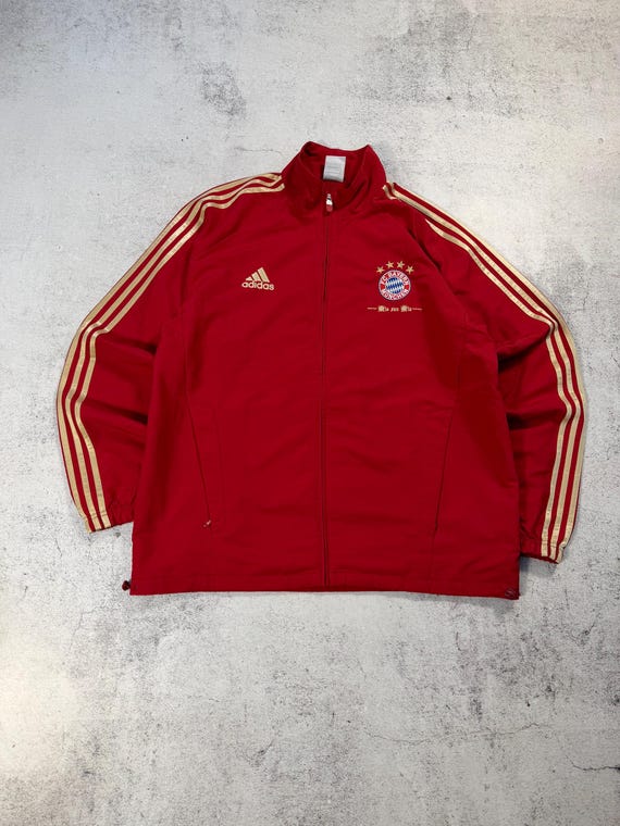 Adidas Bayern Munchen Men's Vintage Training Football Track Jacket
