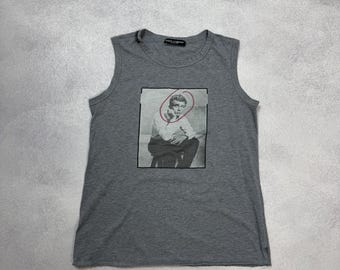 Y2k Vintage DOLCE GABBANA Tank Top. D&G Logo Print Top - Etsy