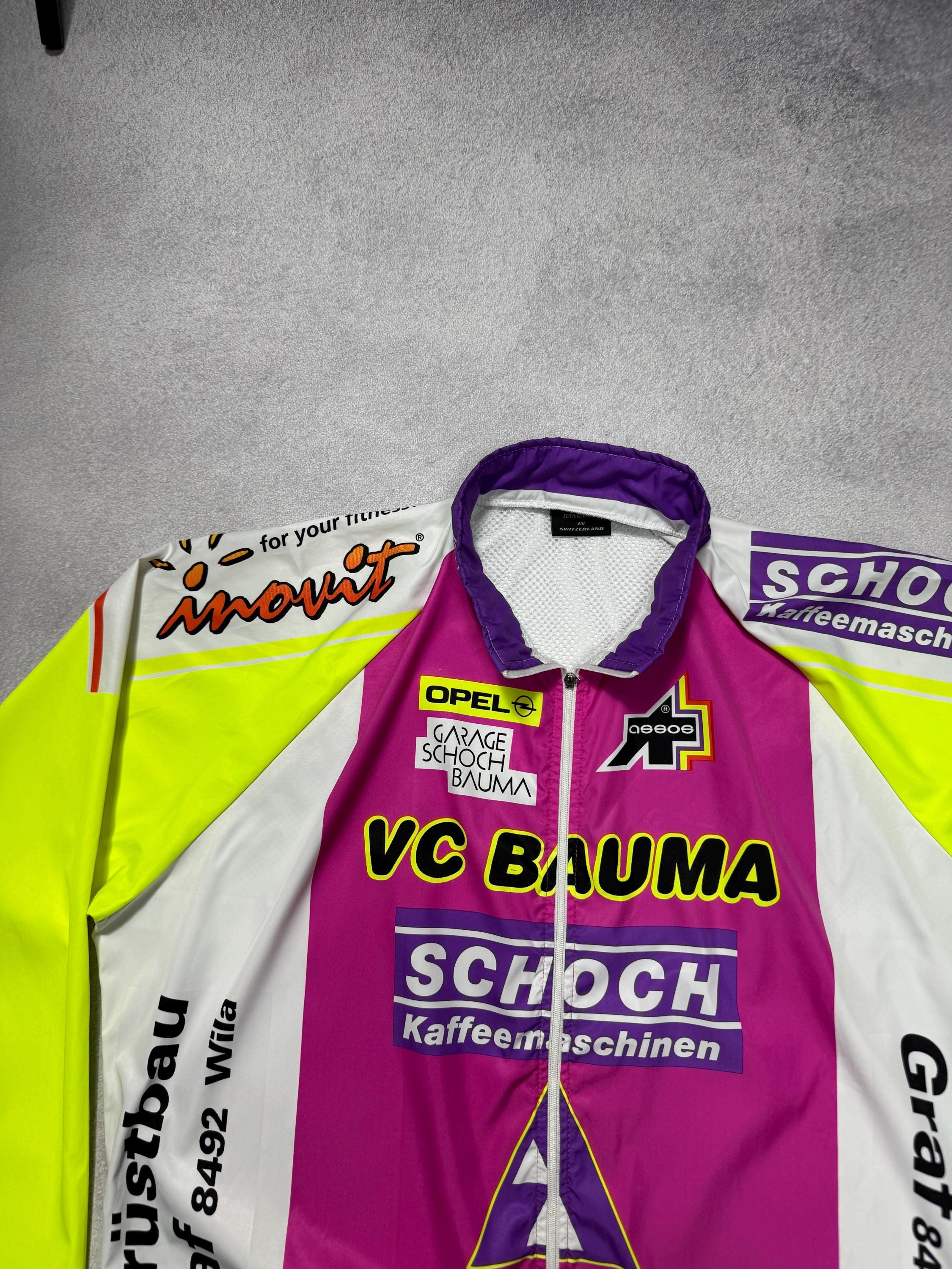 Veste Cycliste Vintage ASSOS Années 70, Homme, Jaune/bleu/noir, Légère Et Déperlante