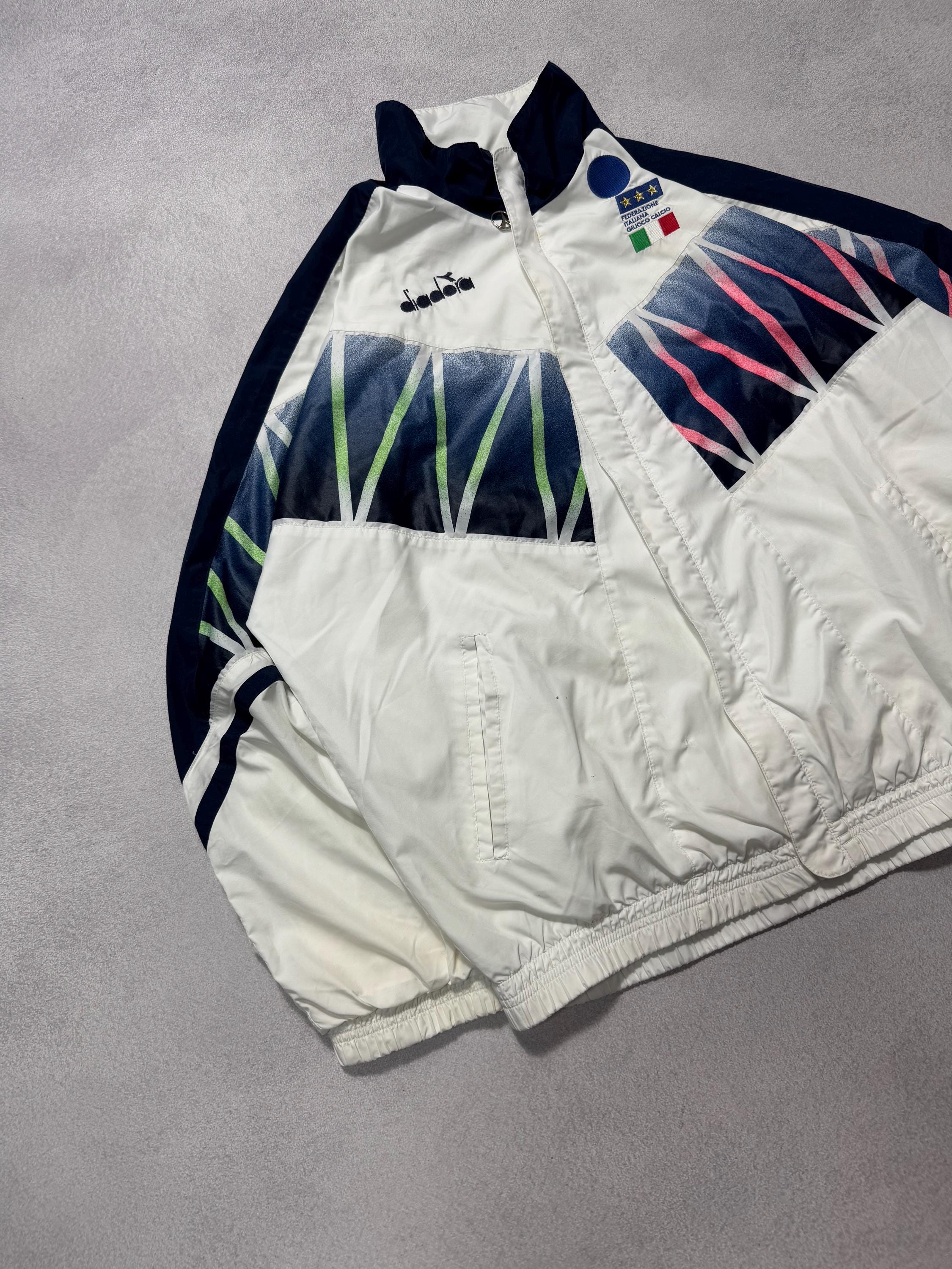 Vintage Diadora 1994 National Team Italy Italia Football Soccer