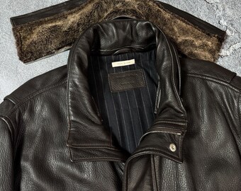 ERMENEGILDO ZEGNA エレメンツ レザー ディアスキン カーコート 高級