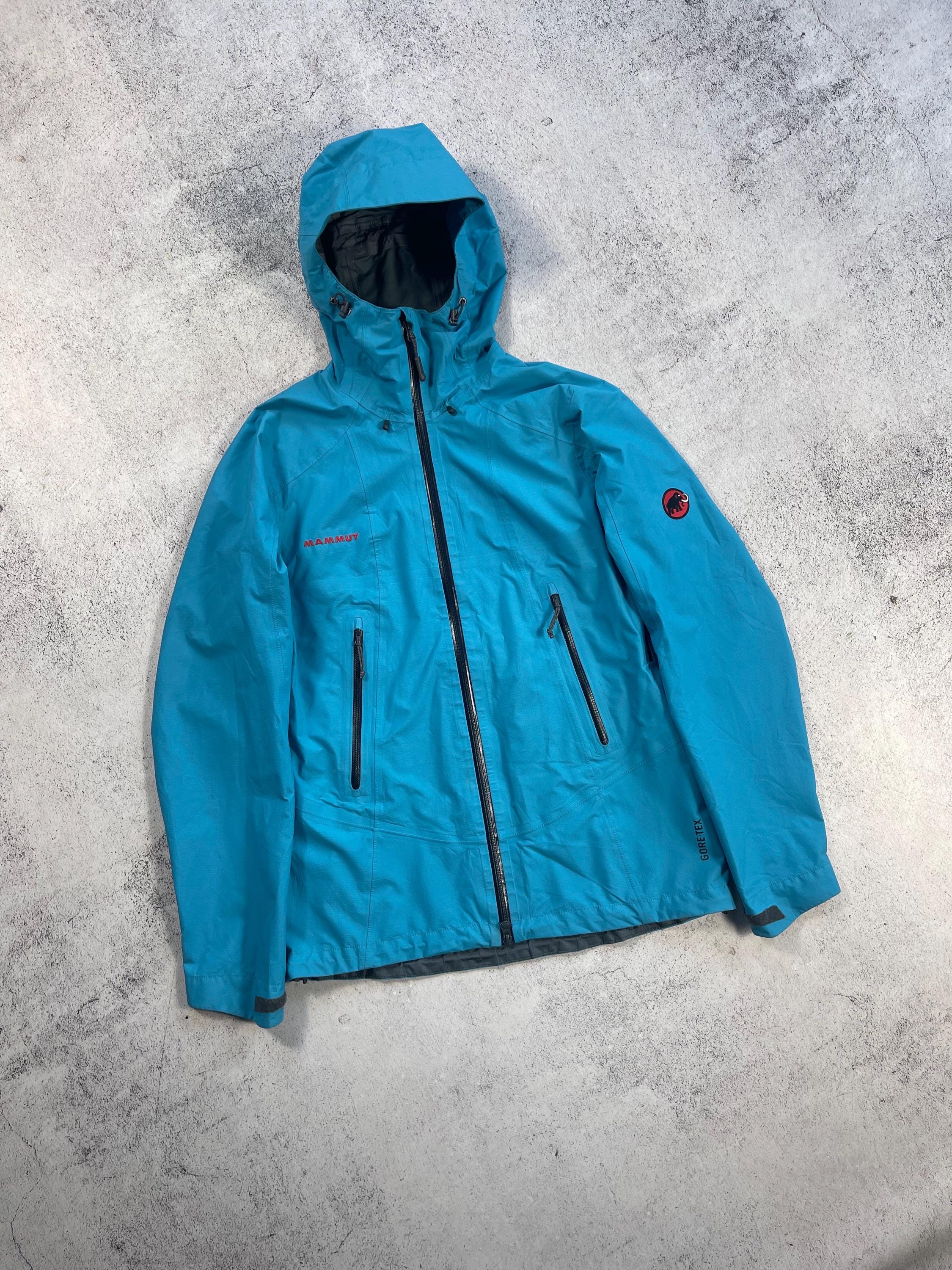Mammut Gore-tex Women's Blue Zip Hooded Jacket Vintage