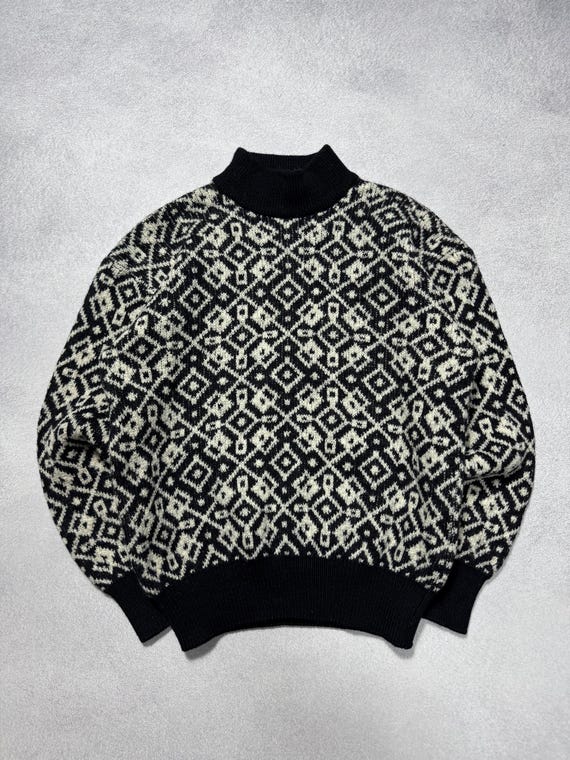 Vintage Emporio Armani 90s Archive Rare Mens Sweater Pure Wool