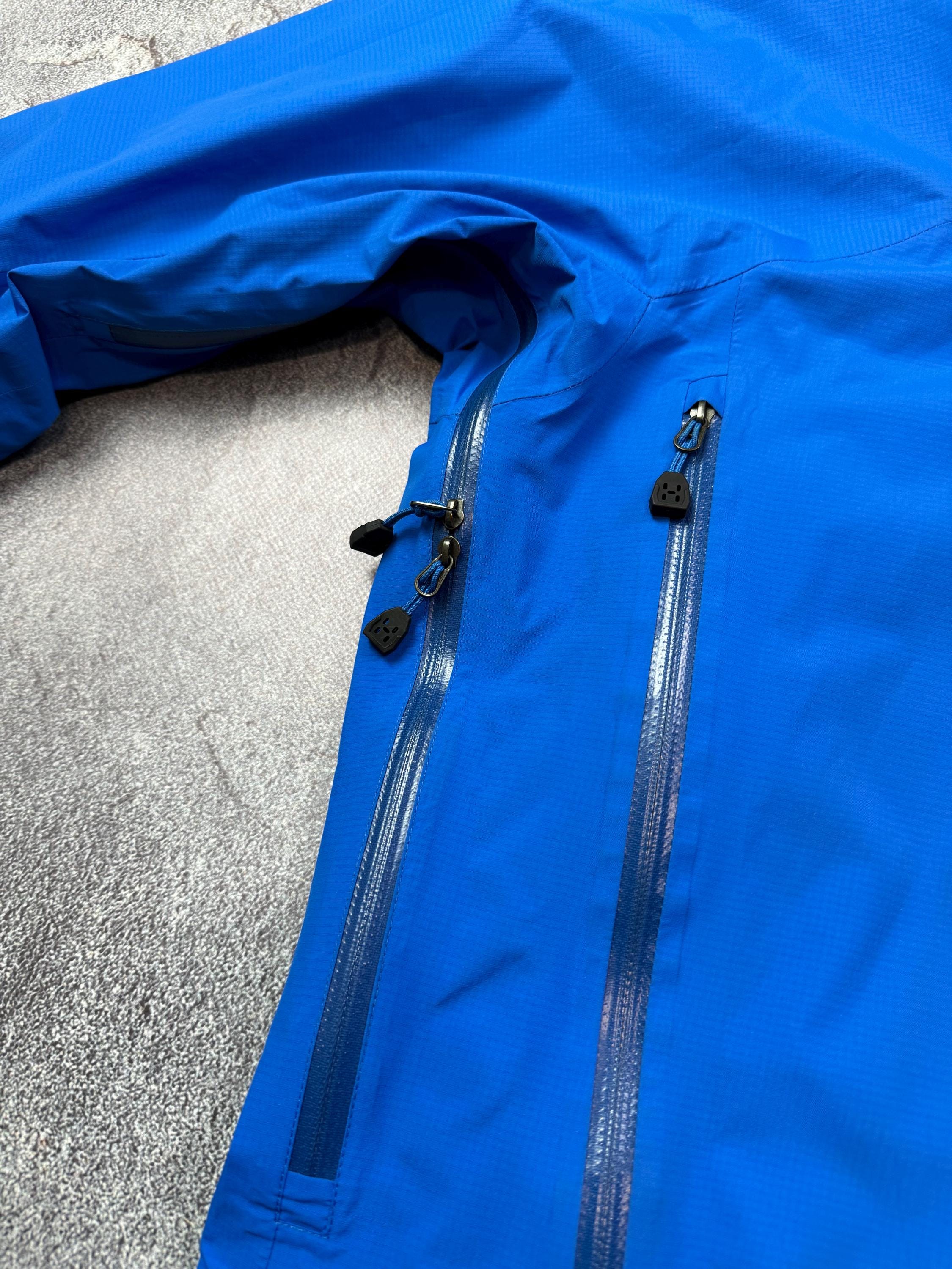 Haglofs Astral/orion Gore-tex Jacket Men's Blue Hooded Ski