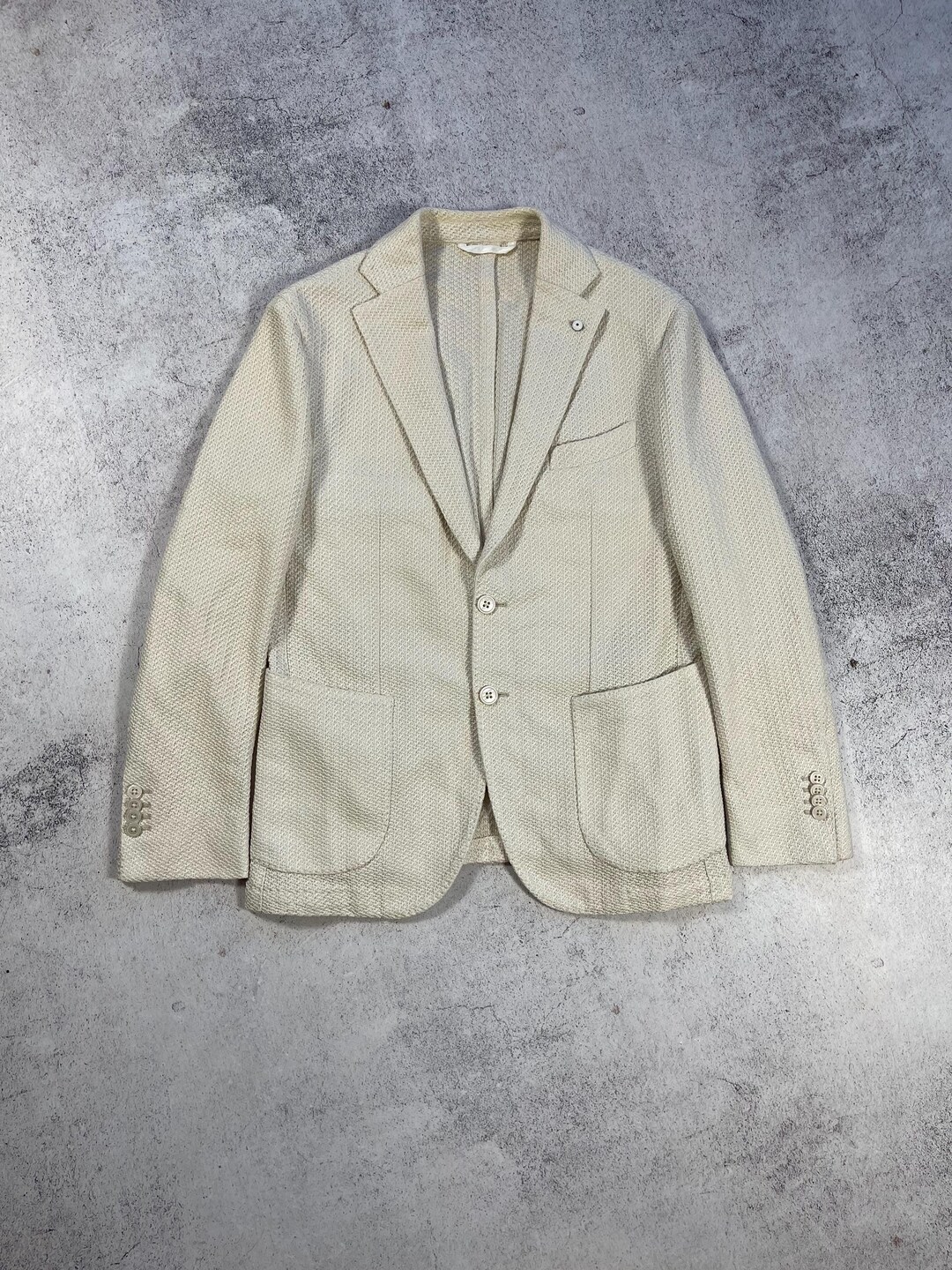 Tuxedo Blazer - Beige