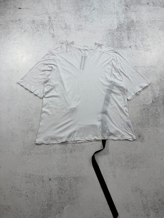 Rick Owens, Rick Owens Drkshdw Jumbo Women's Milk Wash T-Shirt Avant Garde One Size Tee