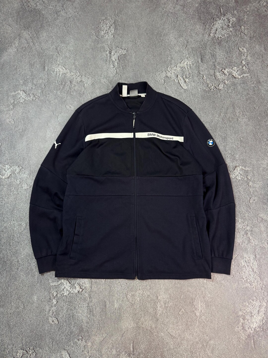 BMW Motorsport Puma F1 Racing Y2K Cotton Bomber Jacket M-power Size XL ...