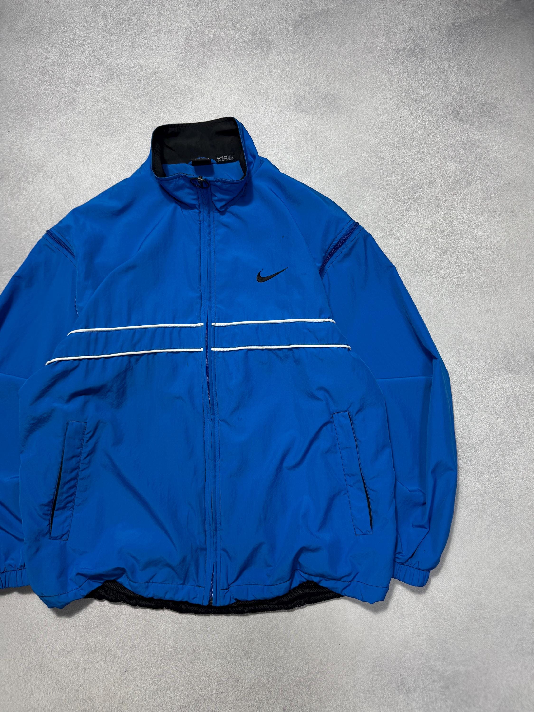 2in1 Nike Vintage 90s Andre Agassi Blue Jacket/vest Tennis Rare