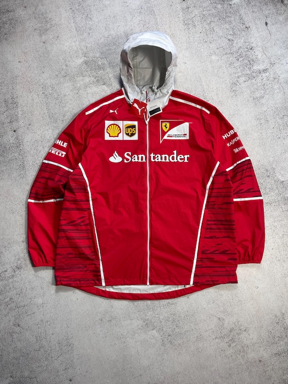 NEW Puma Scuderia Ferrari Windbreaker F1 Racing Team Jacket NEW Puma Scuderia Ferrari Windbreaker F1 Racing Team Jacket