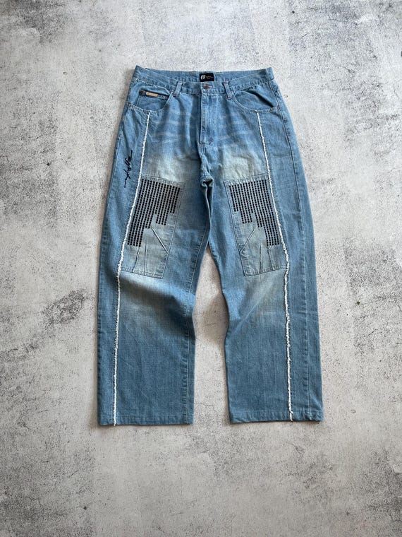 Ruff Ryder Vintage 90er Jahre Herren Baggy Jeans mit weitem Bein 
