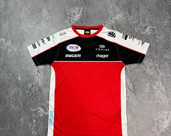 Ducati Dread Vintage Racing Moto T-shirt Men's XS-S Red Motorcycle