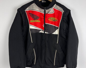 Honda Jopa Vintage 90s' Women's Racing Motorcycle Jacket