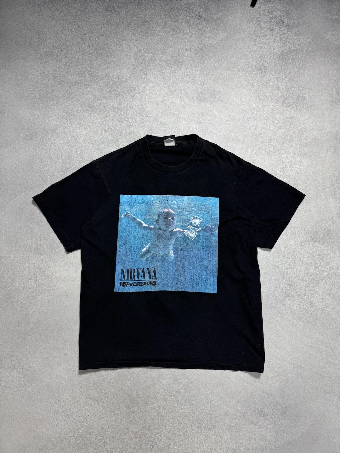 Vintage Ultra Rare Nirvana Nevermind Shirt Music Band Single