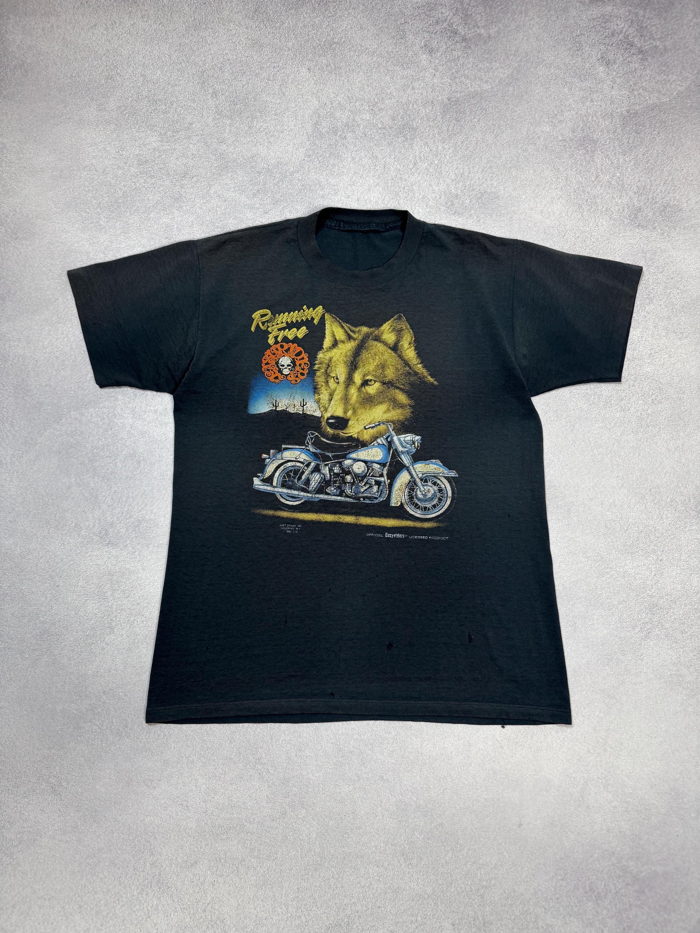 Vintage 1992 3D Emblem Easy Rider Just Brass Harley Davidson Delta