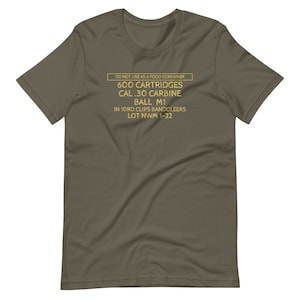 M1 Carbine Ammo Can Shirt Spam Can WWII