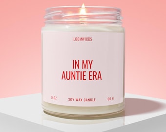 Aunt Pregnancy Announcement Candle, Auntie Era, Gonna Be An Aunt Candle, New Aunt Gift Idea, Aunt Gift Box, Aunt Promotion, Aunt to Be