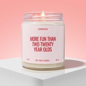 Funny 40th Birthday Candle Gift, Gift for Her, Women Birthday Gifts, 40th Birthday Gift Ideas, Friend Birthday Gift Box