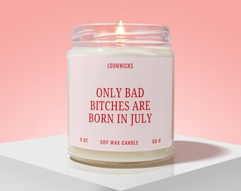July Birthday Candle, July Birthday Gifts, Cancer Gifts Leo Gifts, Birthday Gifts For Her, Best Friend Birthday Gift