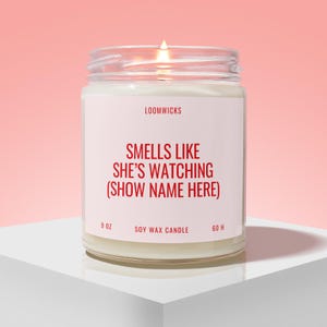 Reality TV Lover Candle, Reality Television Fan Gift, Reality TV Show Reunion, Funny Shirt for Her, Gift for Mom, TV Series