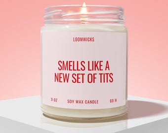Funny Boob Job Candle Gift, Breast Reduction Gift, Boob Job Gifts, Gift for Plastic Surgeon Gift, Boob Surgery Gift for Her