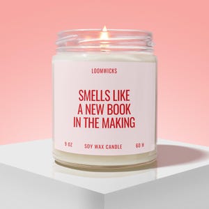 Best Selling Author Candle, Writer Gift Ideas, Published Author, Bestselling Books, Funny Author Gifts, Gift for Writer, Writing A Book