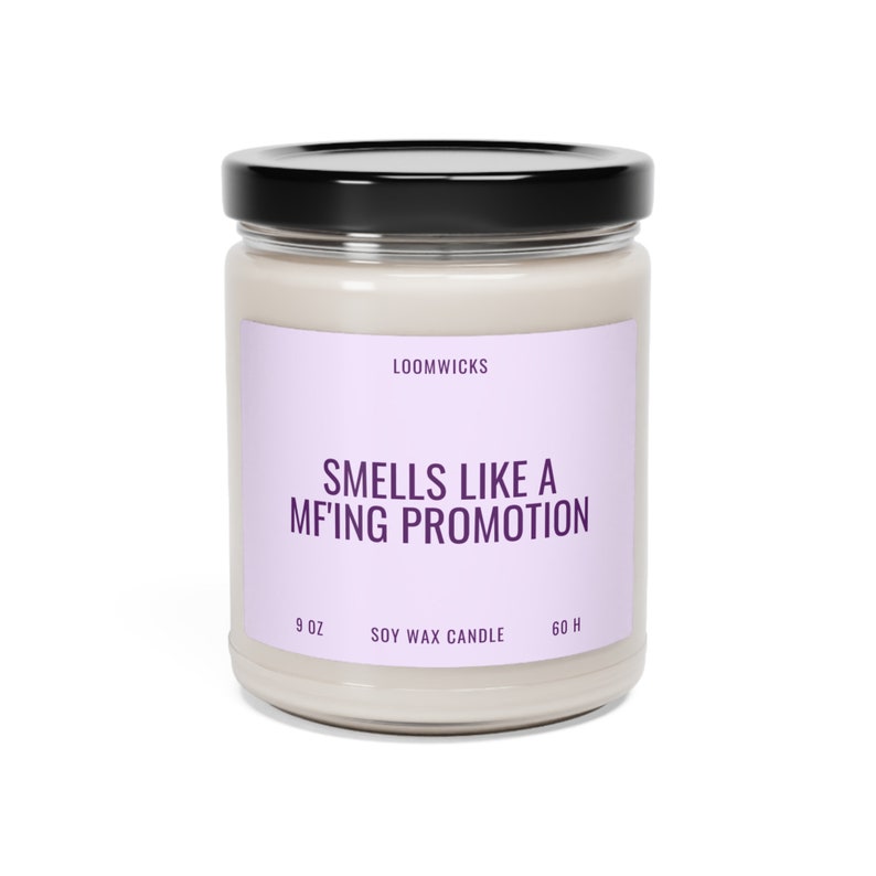 Smells Like A Mf'ing Candle, Job Promotion Gifts for Woman, Work