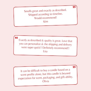 a couple of red and white texts on a white background