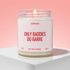 Bougie drôle de barre, cadeaux d'instructeur de barre, seuls les méchants font la barre