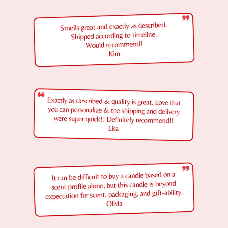 a couple of red and white texts on a white background