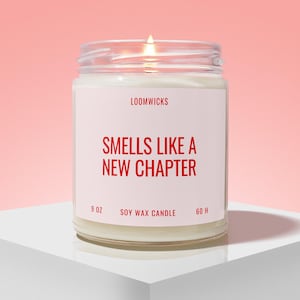 New Chapter Candle, New Beginnings Gift New Job Promotion Gift, Retirement, New Home, School Graduation, Gift For Her, Divorce Gifts