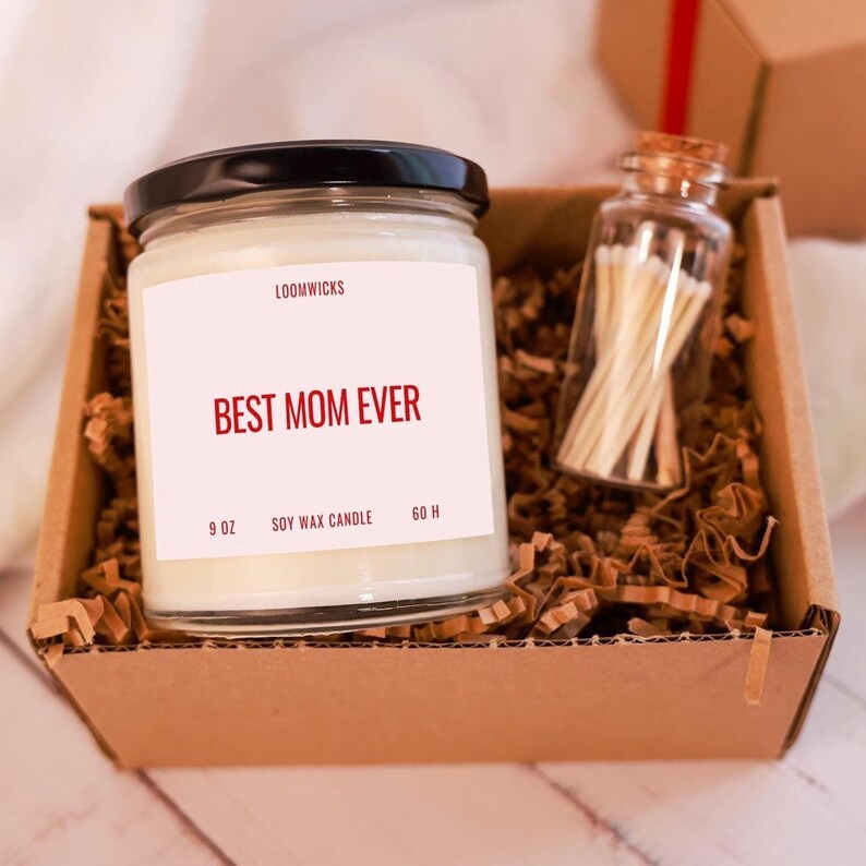 Bougie Meilleure maman de tous les temps, cadeaux pour maman, cadeaux de fête des mères pour maman, cadeaux pour maman, coffret cadeau d'anniversaire de maman, cadeau de remerciement pour maman image 2