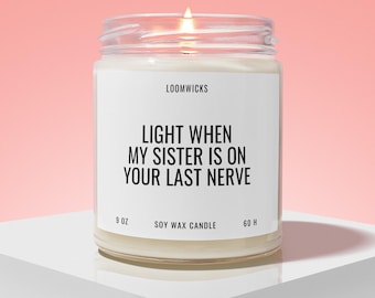 Funny Gift for Brother in Law Gifts, Brother in Law Candle, Brother in Law Wedding Gift from Sister in Law Gift Box
