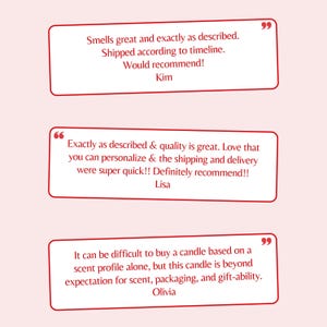 a couple of red and white texts on a white background