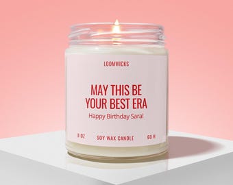 Funny Birthday Personalized Candle, Best Era Birthday Eras, Best Friend Present