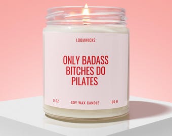 Funny Pilates Lover Candle, Pilates Instructor Gift, Pilates Decor, Pilates Candle