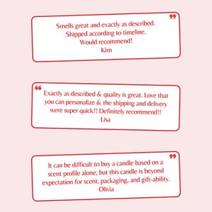 a couple of red and white texts on a white background