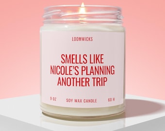Personalized Traveler Gift, Travel Agent Gift Vacation Planning Gifts for Her for Traveler Friend, World Traveler, Planning Another Trip