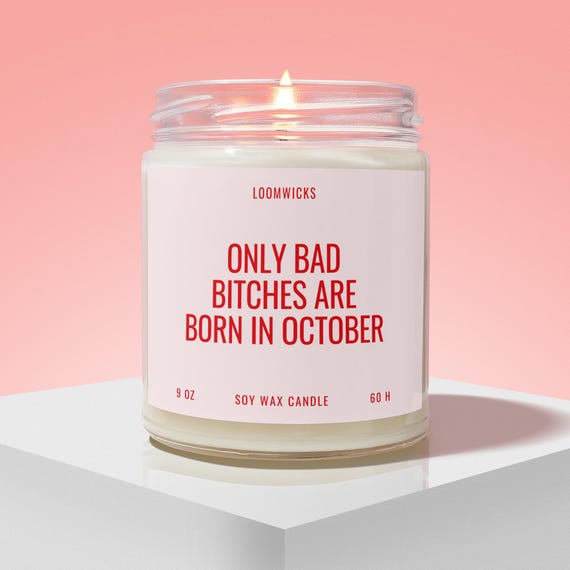 October Birthday Candle, Libra Gifts Scorpio Gifts, Woman Friend Birthday Gift for Her, Unique Birthday, Zodiac Candle, Birthday Gift Box