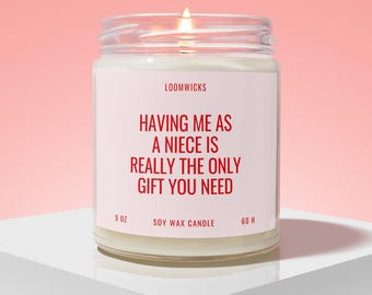 Funny Aunt Candle Gift Box, Aunt Gift from Niece, Aunt Gift Ideas, Aunt Birthday Gift Aunt Christmas Gift